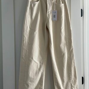 Just Black Beige Casual Pants